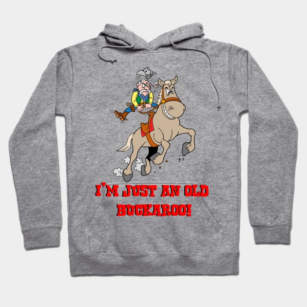 Old Buckaroo Hoodie by AceToons